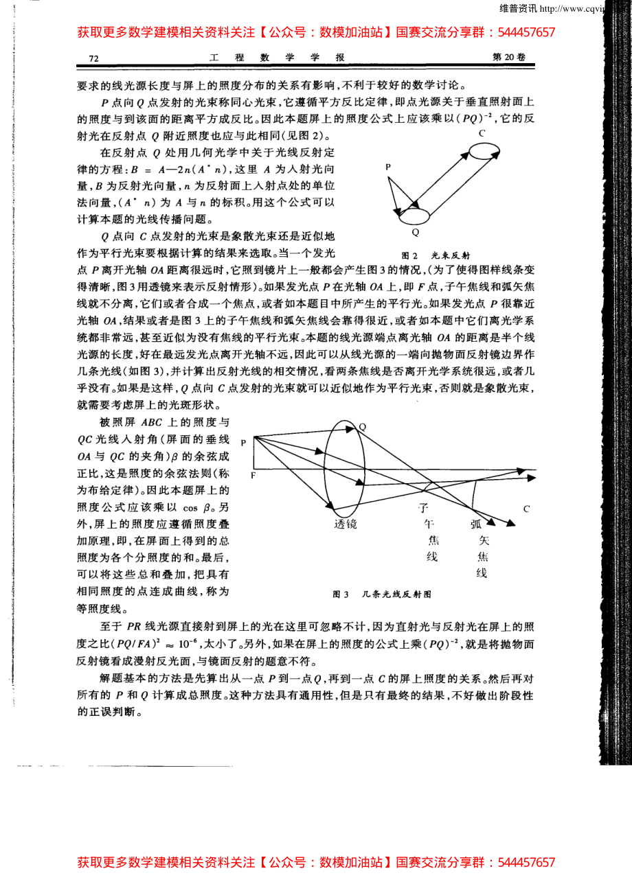 2002A：关于“车灯线光源的优化设计”问题的光学思路(1)【公众号：数模加油站】.pdf_第2页