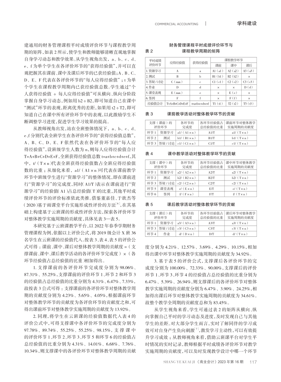 形成性评价在蓝墨云班课中的应用——以财务管理课程为例.pdf_第3页