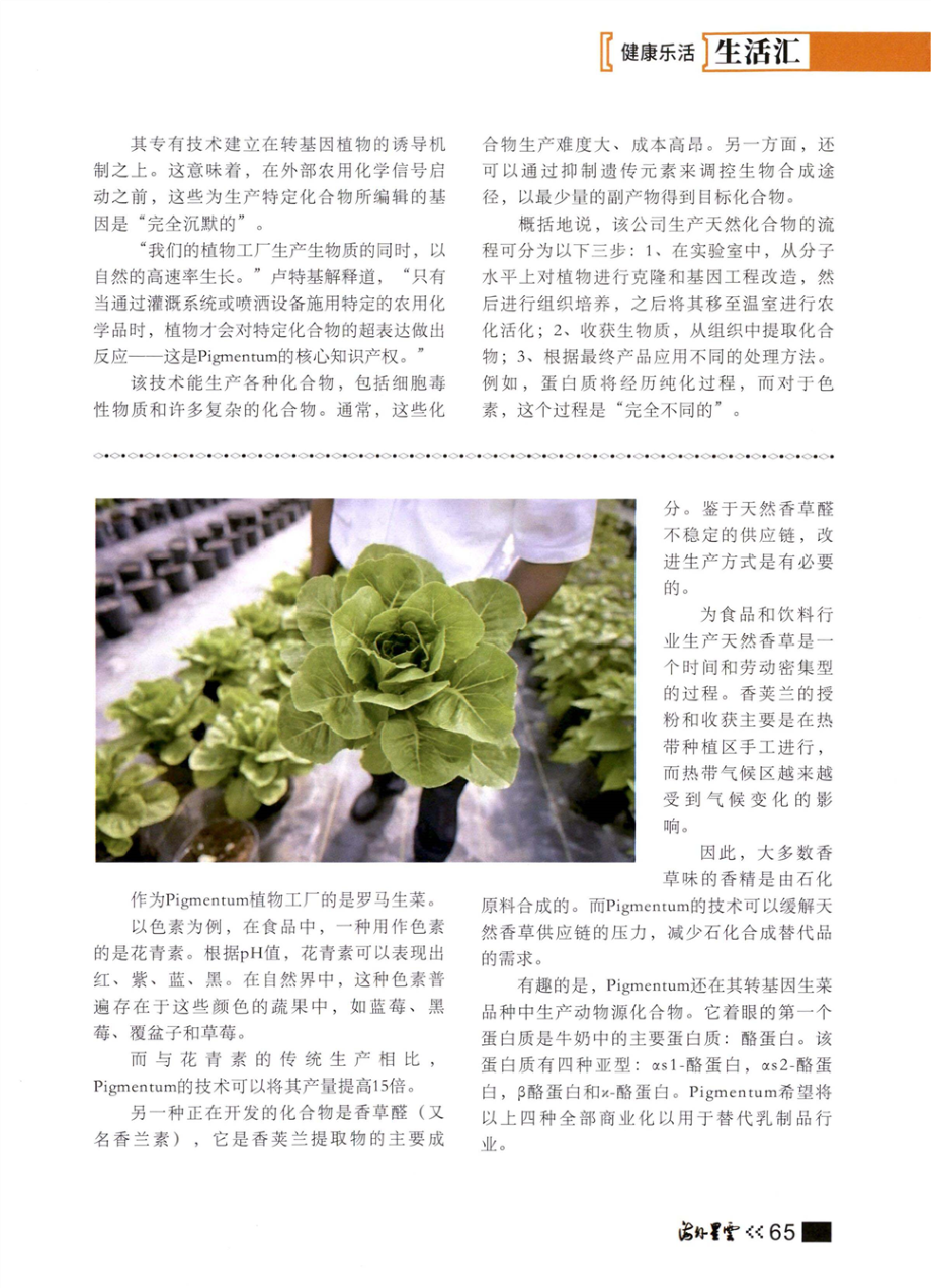 以色列初创利用转基因打造植物工厂可生产乳制品及色素、香精.pdf_第2页