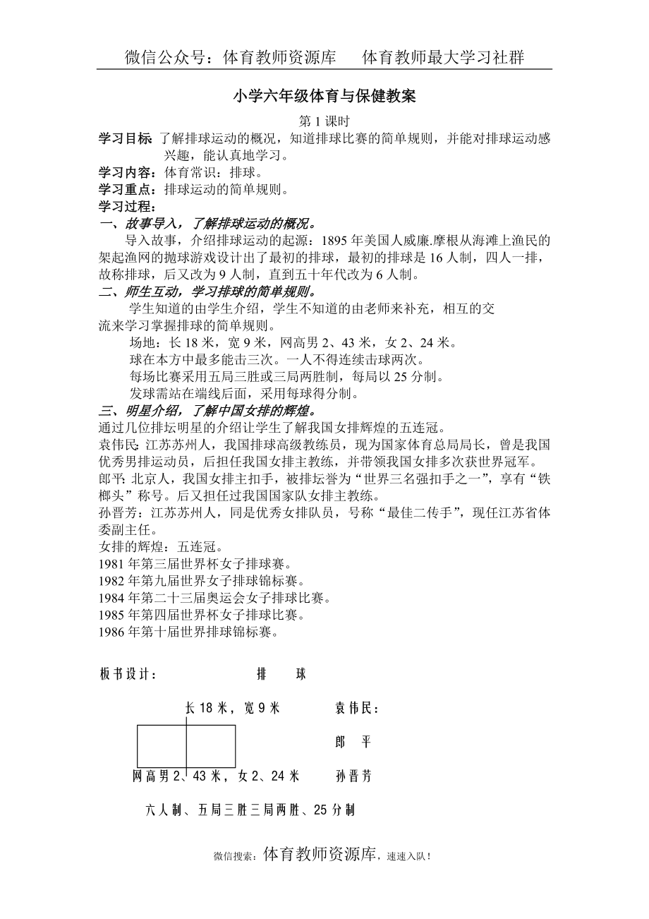 小学体育六年级上教学进度表.体育教案.doc_第2页