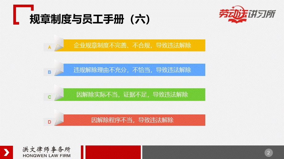 4.25规章制度与员工手册 六 违规解除风险点.ppt_第2页