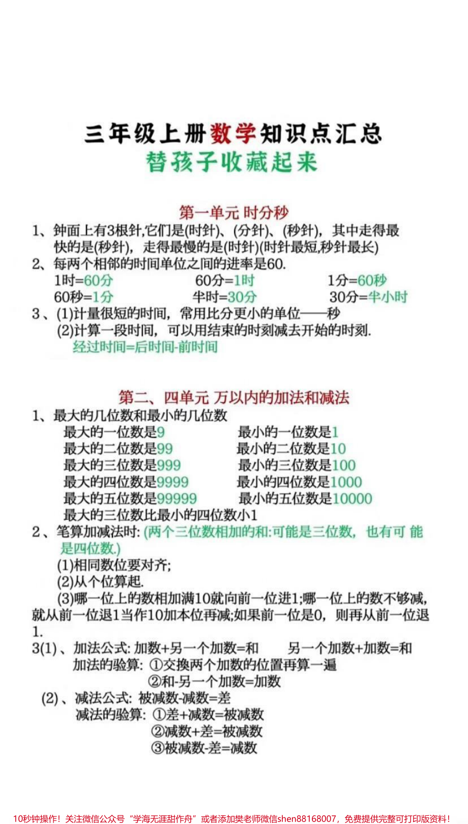 三年级上册数学知识点汇总.pdf_第1页