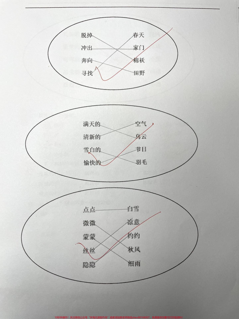 二年级下册语文期中期末总复习词语专项训练#二年级 #知识分享 #小学语文 #原创 #干货.pdf_第2页