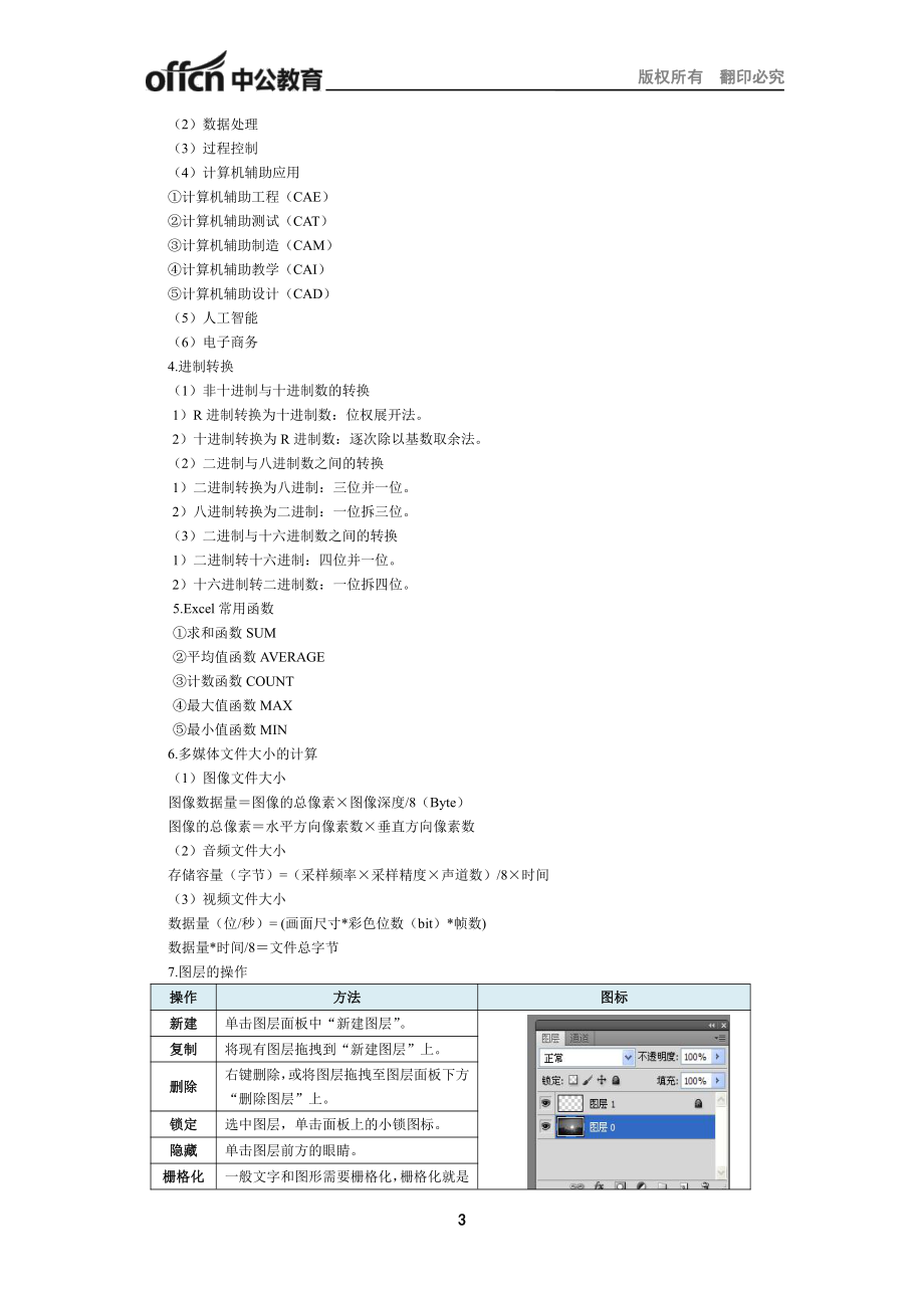 （高中信息技术）2017年上半年全国教师资格笔试高分攻略.pdf_第3页