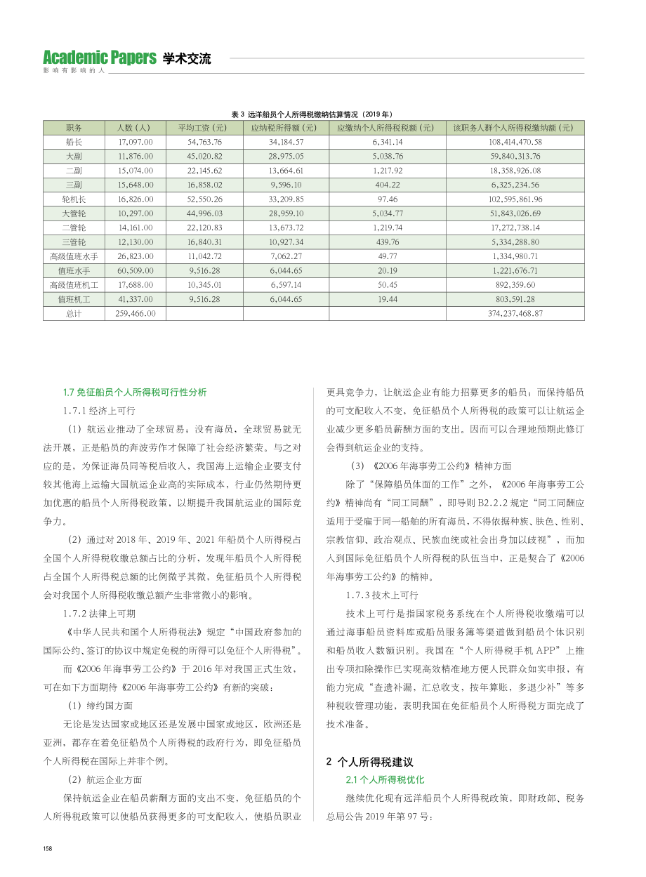 关于船员个人所得税改革以推动船舶安全管理的研究.pdf_第3页