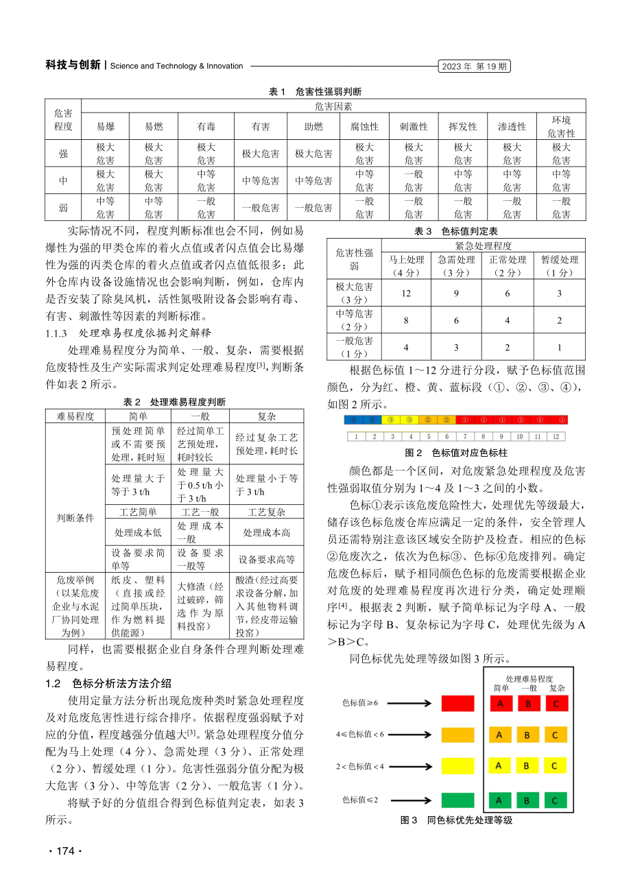 关于使用色标分析法分类储存危废的研究.pdf_第2页