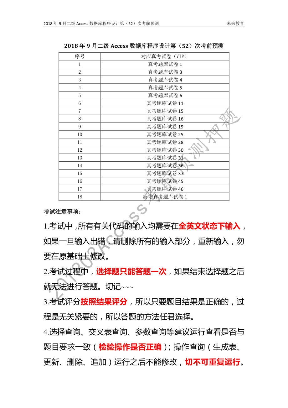 2018年9月二级ACC考前预测押题.pdf_第1页