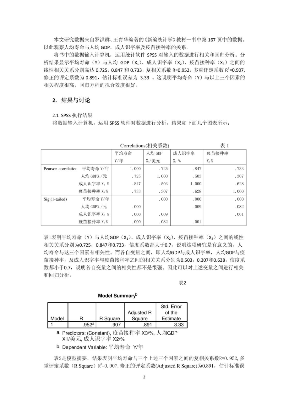 影响人均寿命的因素的统计分析.pdf_第2页