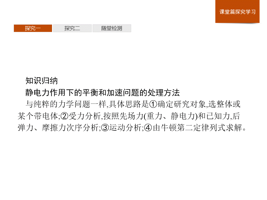 第九章　习题课库仑定律和电场强度.pptx_第3页