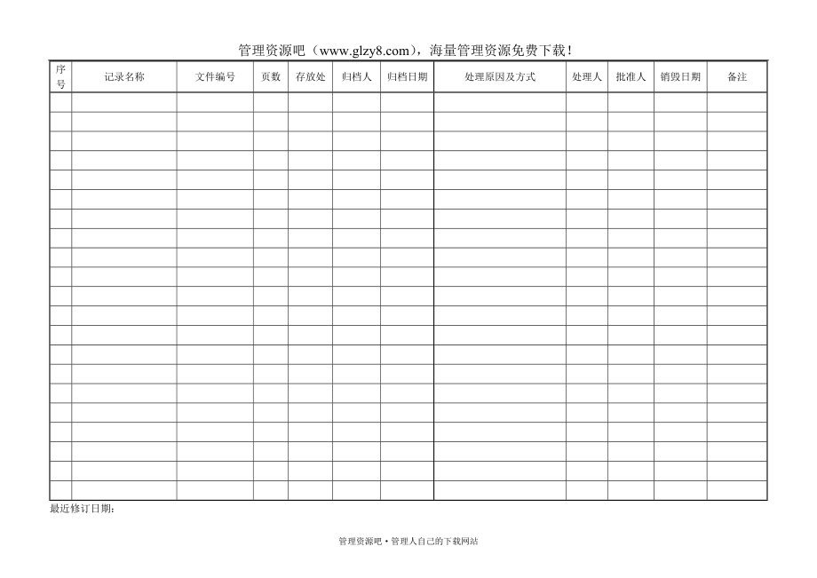 记录归档及处理台账-006.doc_第1页