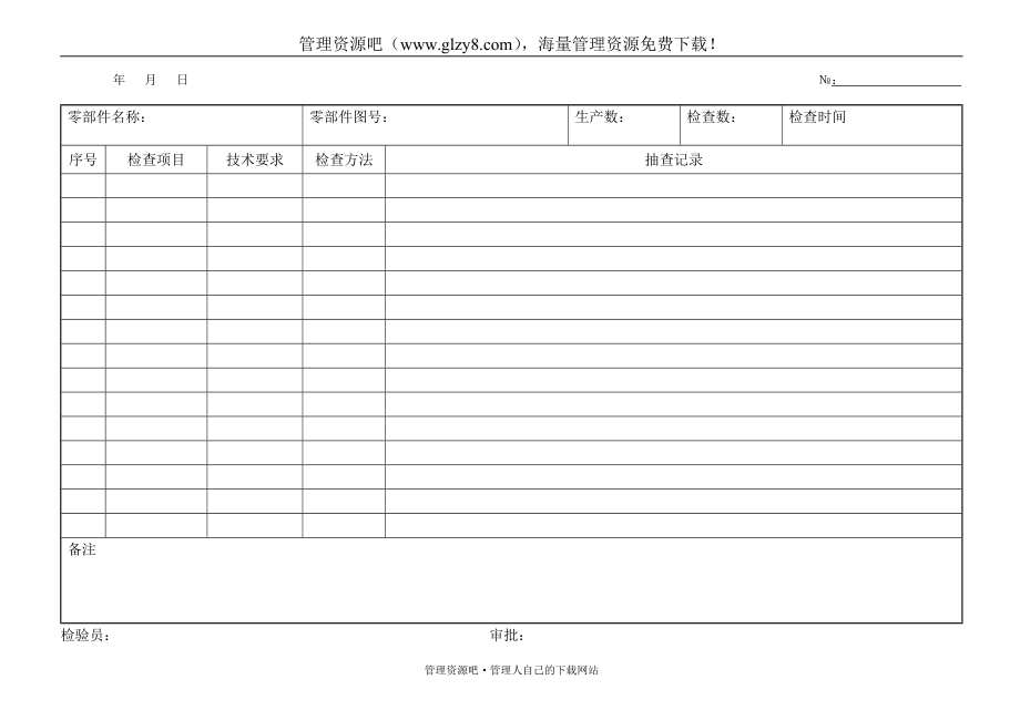 零部件抽检记录-146.doc_第1页