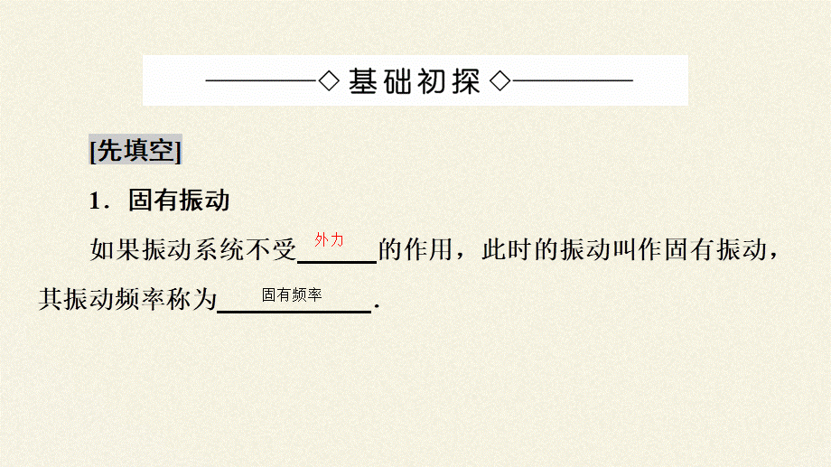 期末测试卷2.6 受迫振动、共振（23张PPT）.pptx_第2页