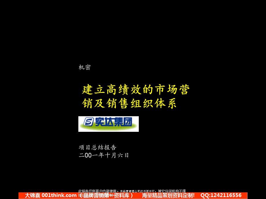 424 麦肯锡—实达建立高绩效的市场营销及销售管理体系咨询报告(2).PPT_第1页