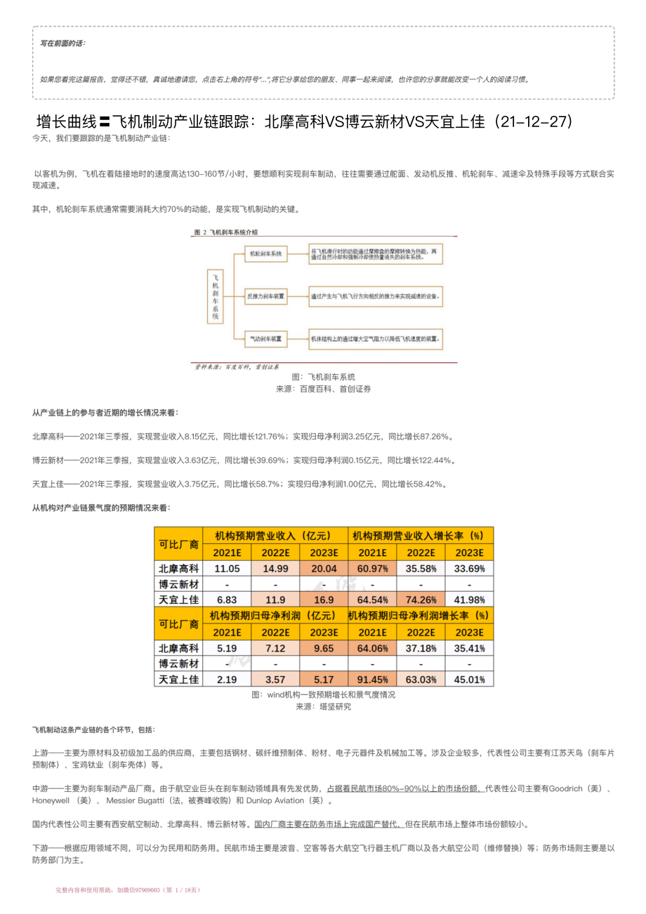 20211227-增长曲线〓飞机制动产业链跟踪：北摩高科VS博云新材VS天宜上佳（21-12-27）【优选课程网www.youxuan68.com】.pdf_第1页