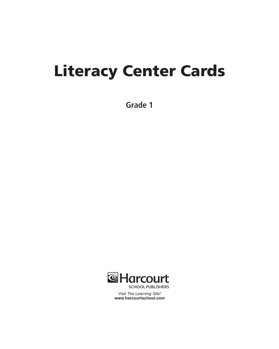 LiteracyCenterCardsG1SetB.pdf_第1页