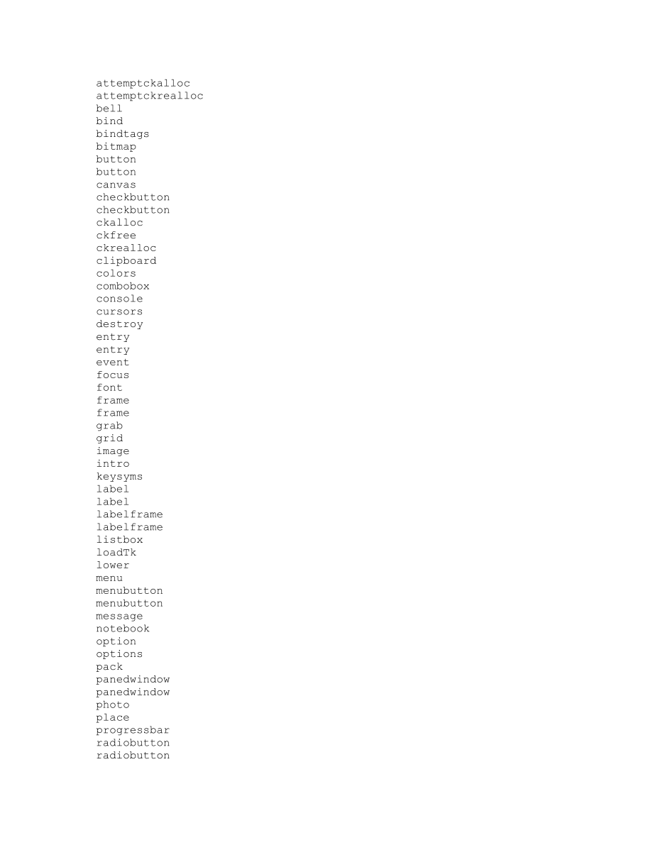 Tcl Predefined Names.txt_第1页