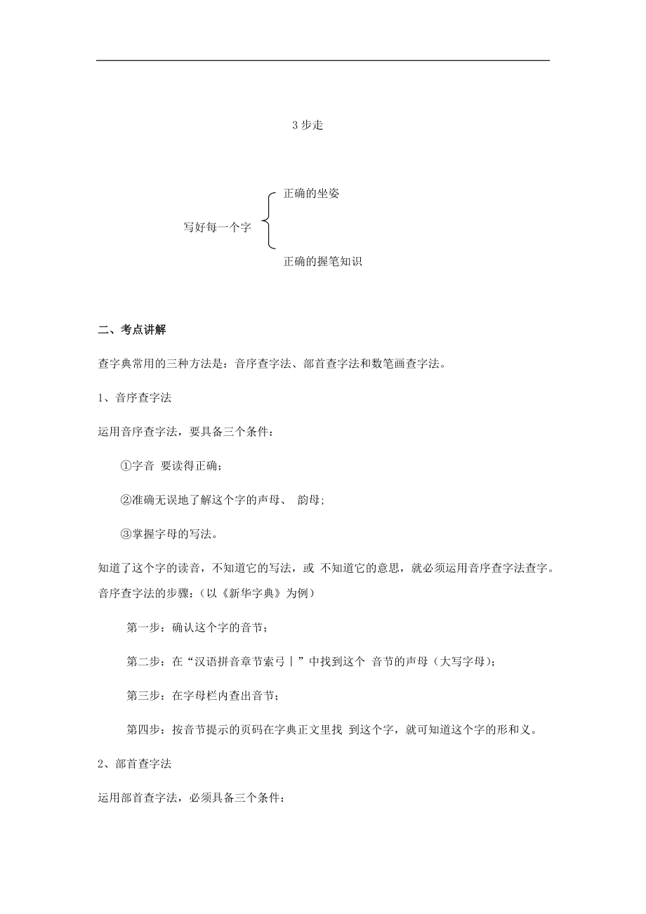 小升初语文知识点讲解及训练——学会查字典.docx_第2页