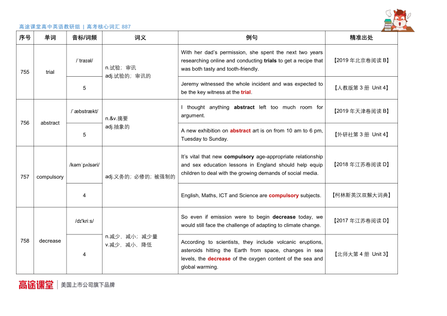 887词汇音频第26组词汇释义及教材例句9d .pdf_第2页