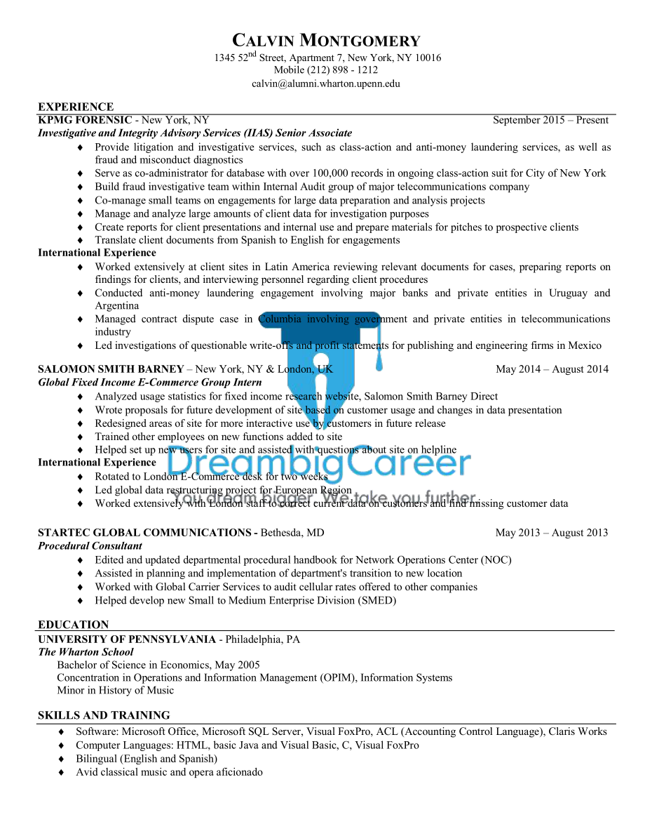 resume sample(四大1)(1).pdf_第1页