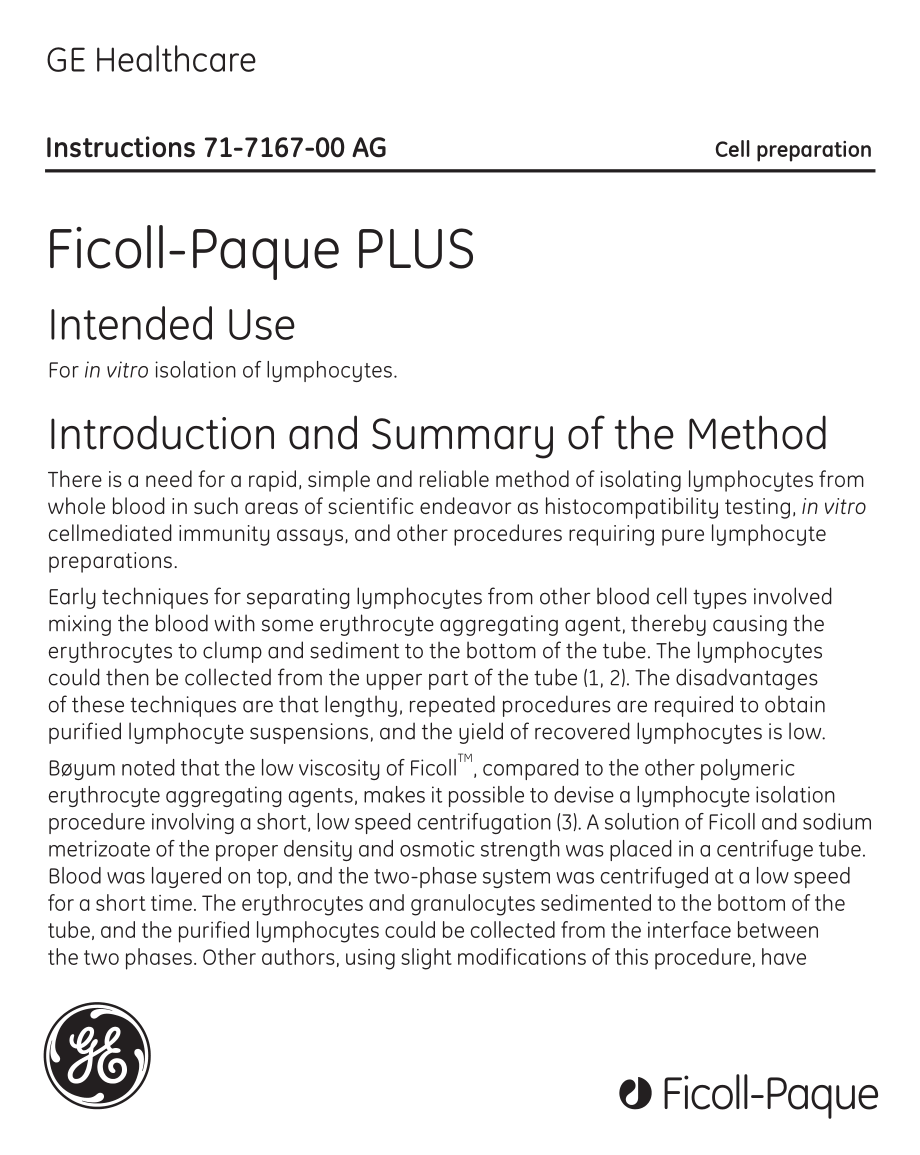 Ficoll-Paque PLUS protocol.pdf_第1页