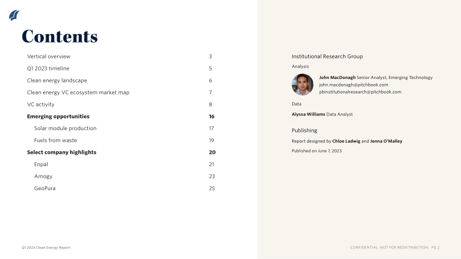 PitchBook-2023年一季度清洁能源报告（英）-2023-11页-WN6.pdf_第3页