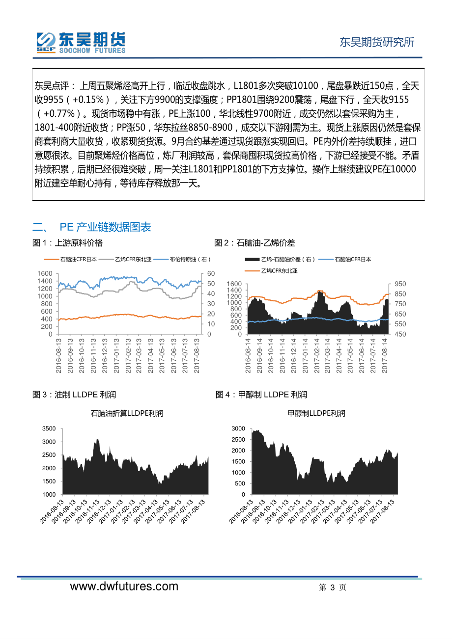 20170828-东吴期货-聚烯烃产业链日报：PEPP尾盘暴跌套保商收货现货收紧.pdf_第3页