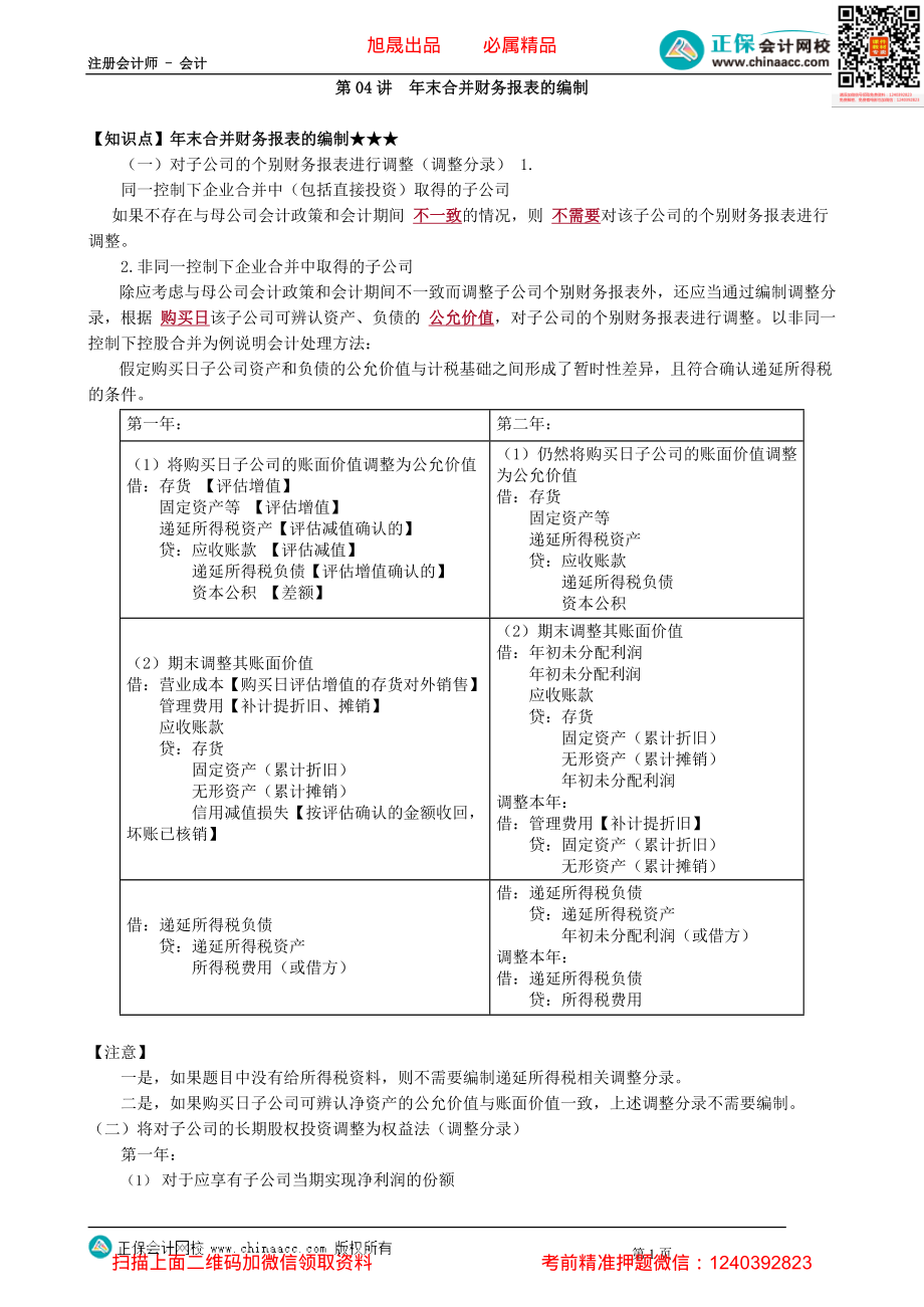 第2704讲　年末合并财务报表的编制_create.pdf_第1页