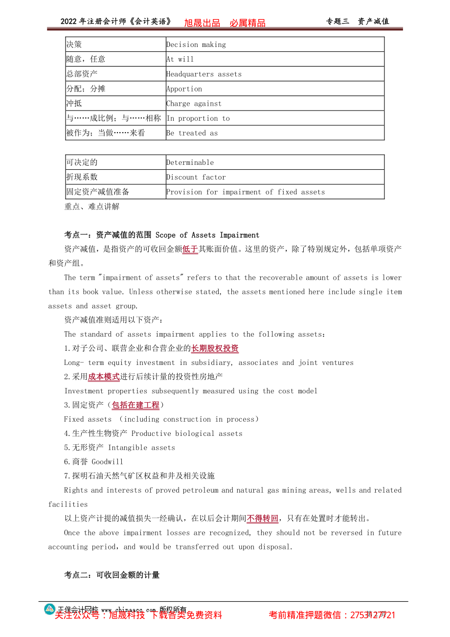 讲义_会计_英语特训基础_陈　辉_专题三　资产减值_create.pdf_第2页