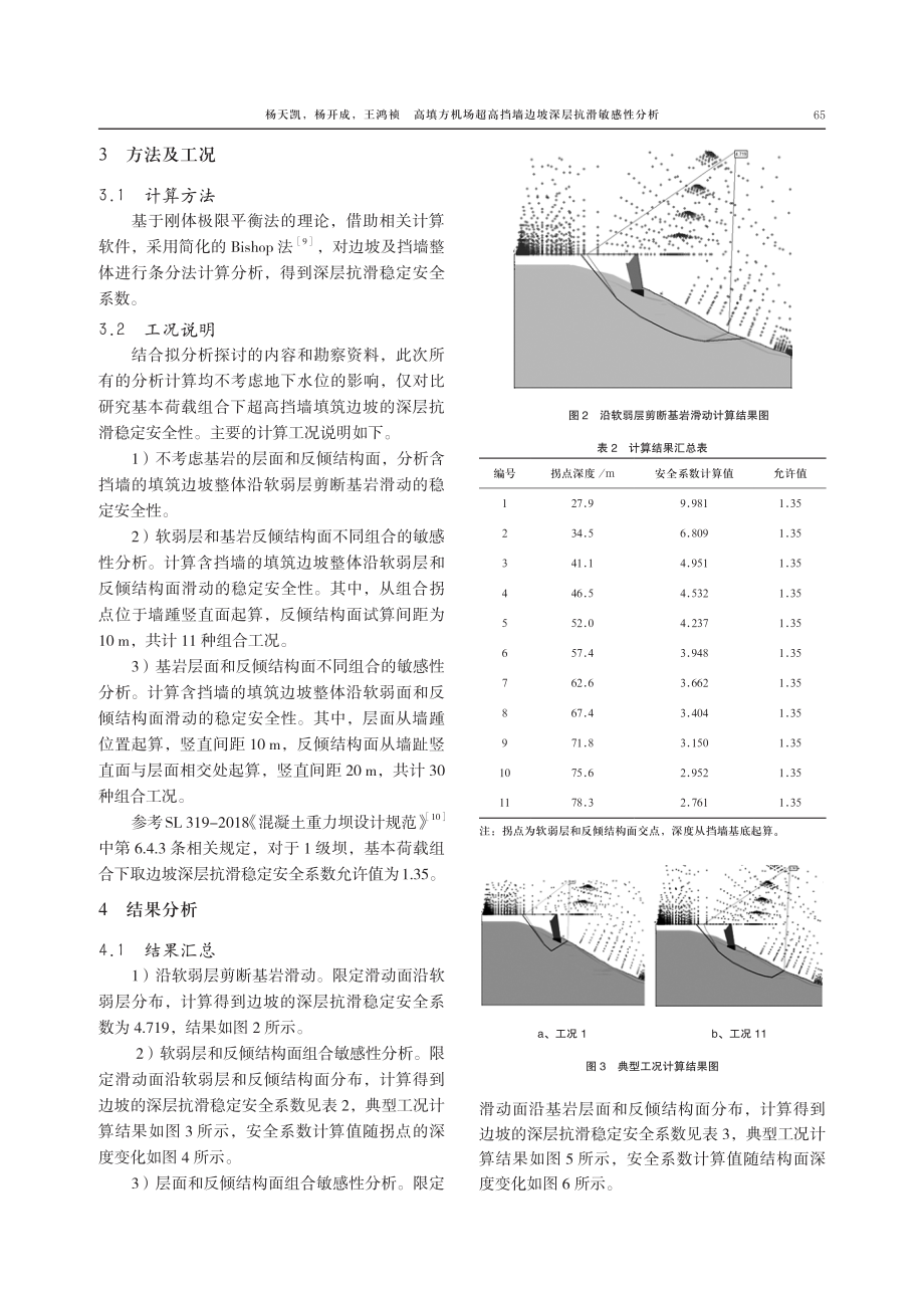 高填方机场超高挡墙边坡深层抗滑敏感性分析.pdf_第3页