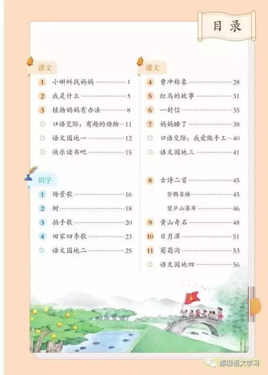 部编版二年级语文上册教材电子课本(1).pdf_第2页