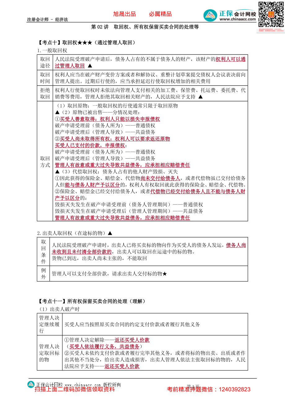 第0802讲　取回权、所有权保留买卖合同的处理等-_create.pdf_第1页