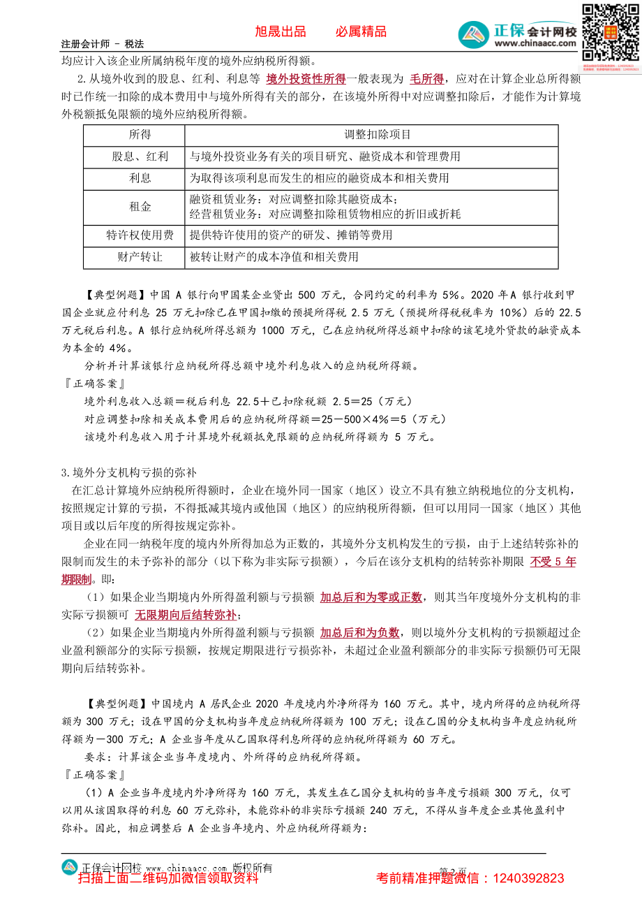 第1205讲　境外应纳税所得额计算及亏损弥补等规定_create.pdf_第2页