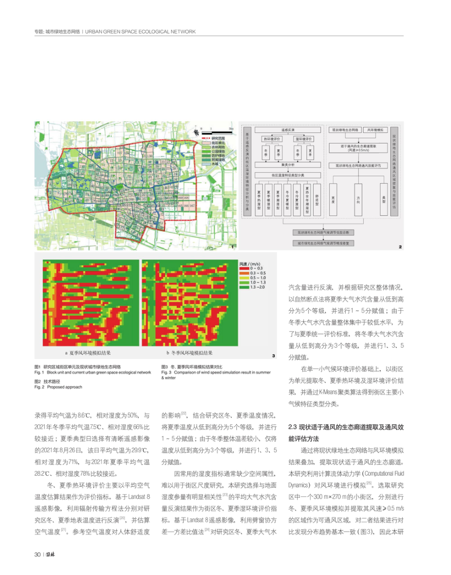 基于街区小气候环境冬夏协同优化的城市绿地生态网络精准修复.pdf_第3页