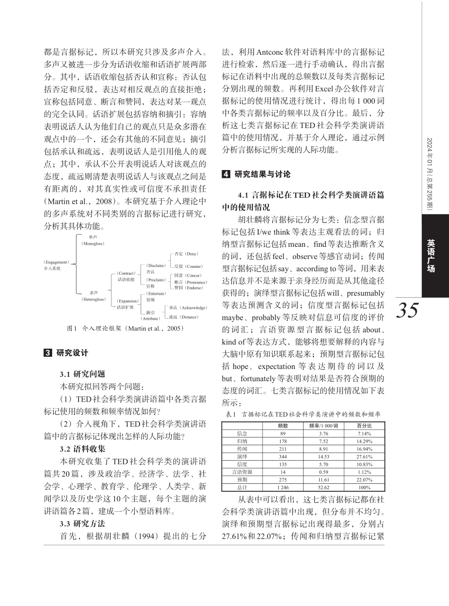 介入视角下TED社会科学类演讲中的言据标记研究.pdf_第2页