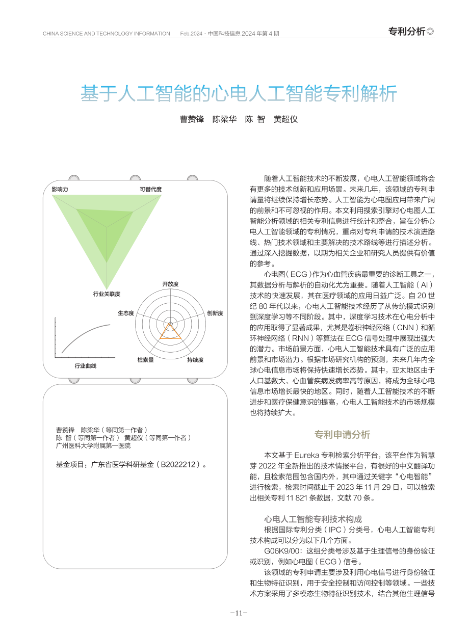 基于人工智能的心电人工智能专利解析.pdf_第1页