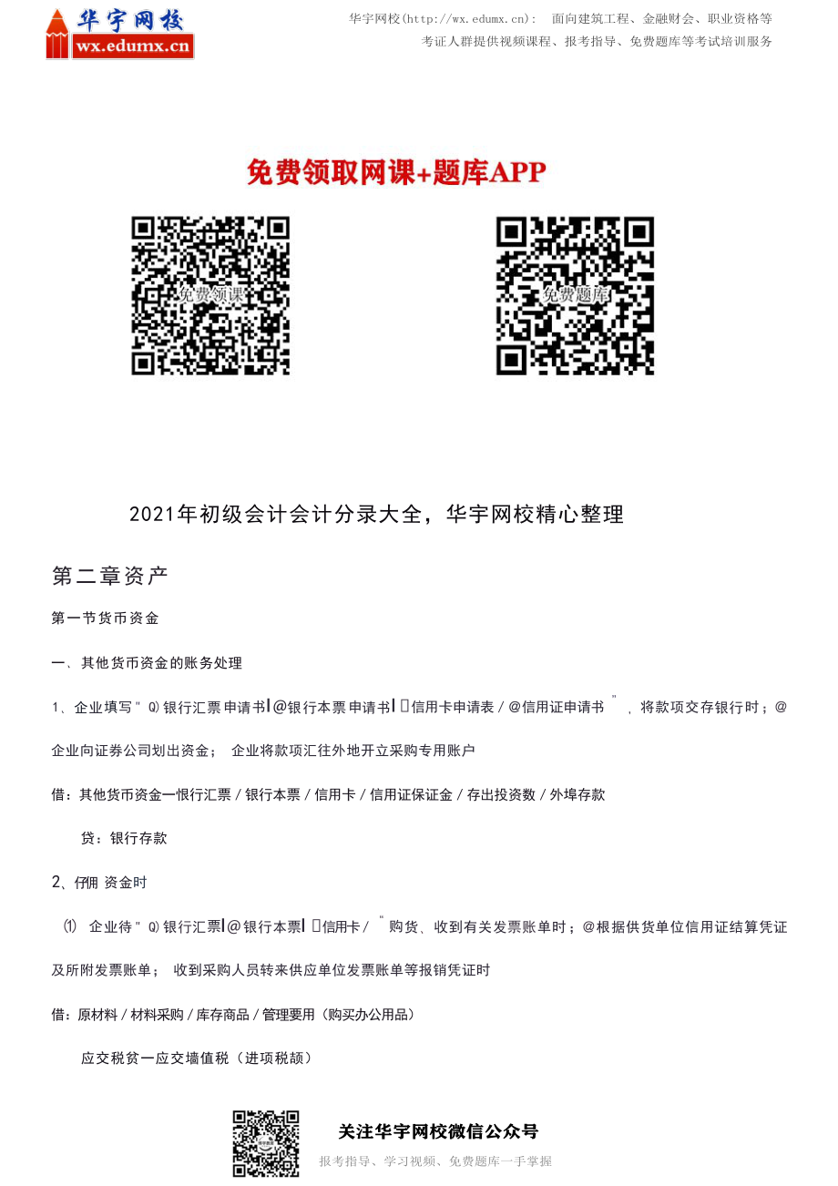 2021年初级会计分录大全学霸君精心整理(1).pdf_第1页