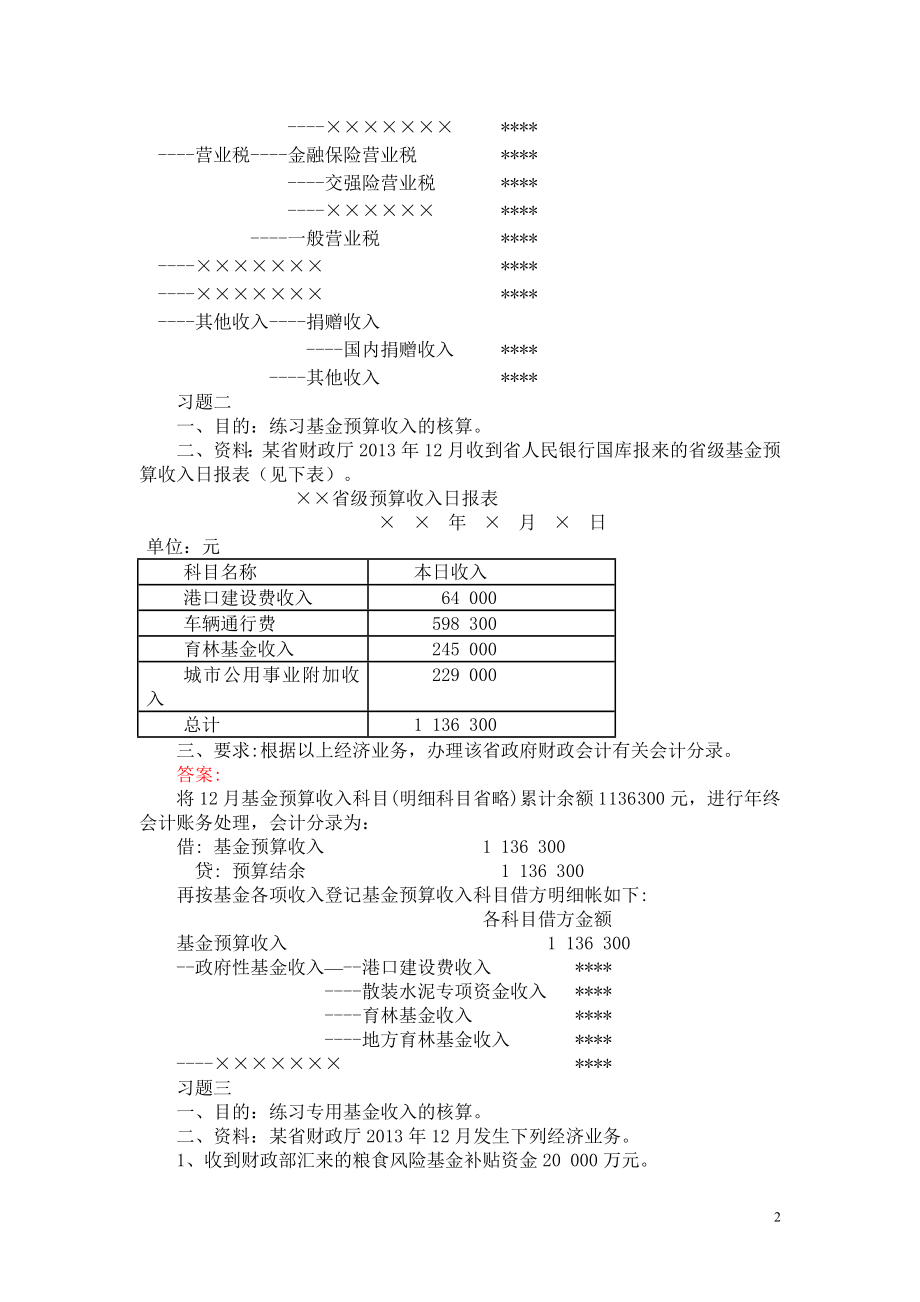 41710-00 预算会计实务（第五版）答案.doc_第2页