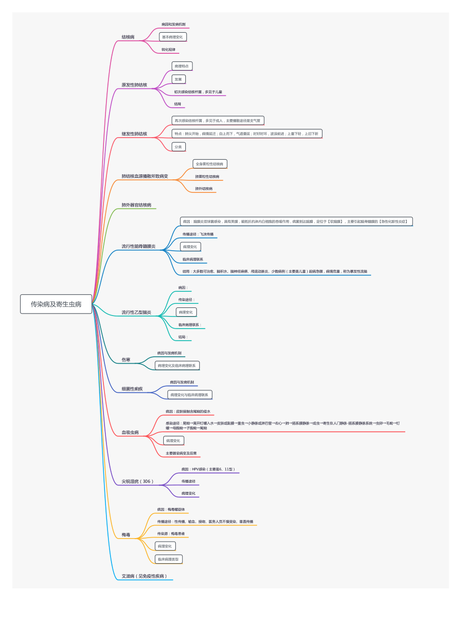 【221226】思维导图-传染病及寄生虫病 .pdf_第1页