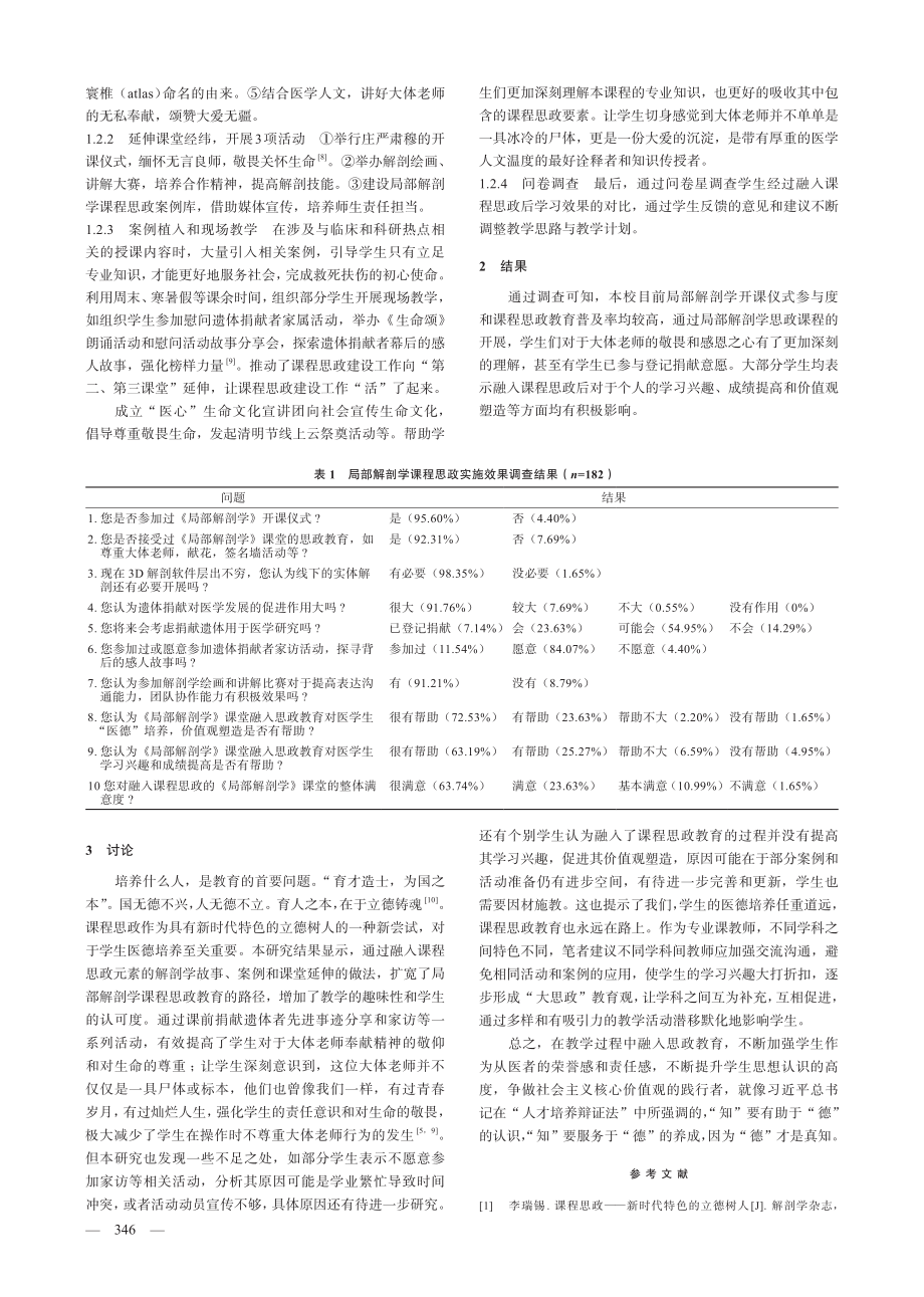 局部解剖学教学中课程思政的实施模式探索.pdf_第2页