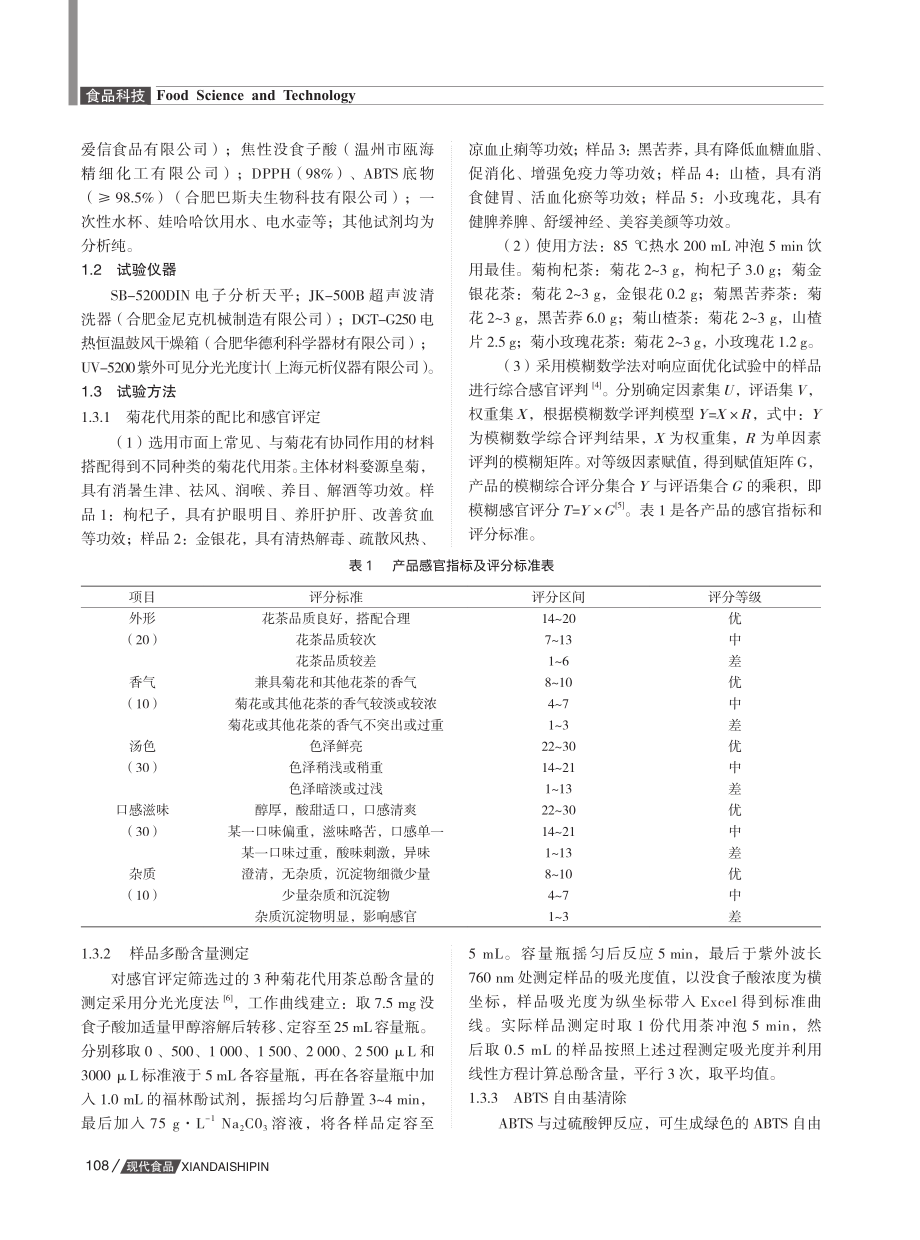 菊花代用茶的研发.pdf_第2页