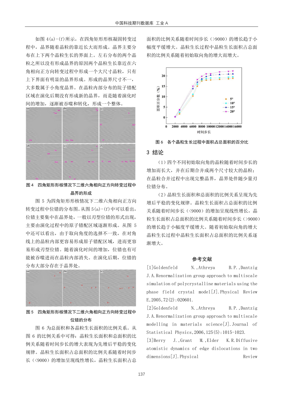 晶体相场方法模拟四角矩形形核凝固过程中的转变过程.pdf_第3页