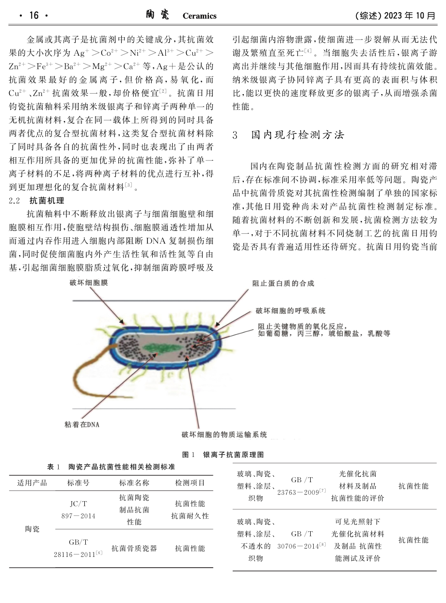 抗菌日用钧瓷抗菌性能的检测影响因素分析和检测技术发展.pdf_第2页