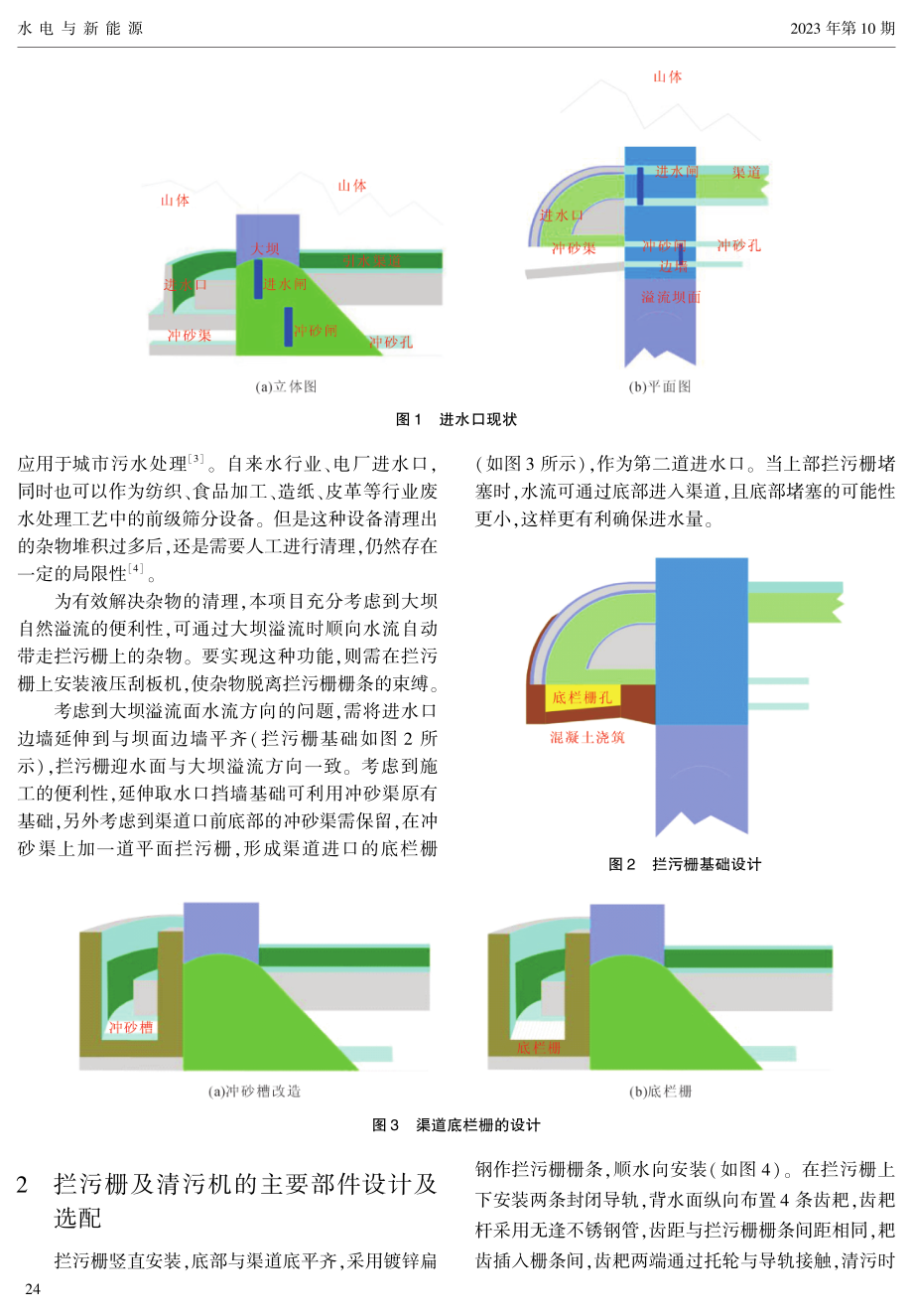 径流式水电站新型综合性拦污栅设计与应用.pdf_第2页