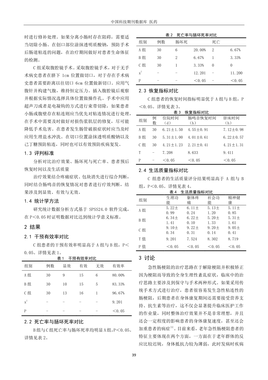 老年急性肠梗阻保守治疗与手术治疗对比.pdf_第2页