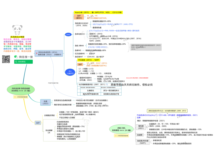 内科含诊断 急性白血病 思维导图.pdf_第1页