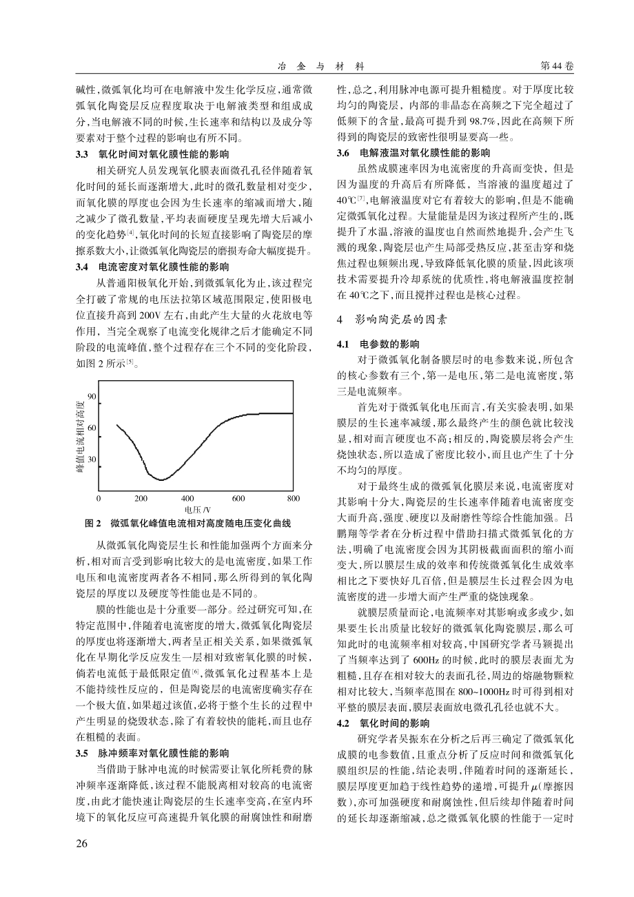 铝合金表面微弧氧化涂层制备的影响因素分析.pdf_第2页