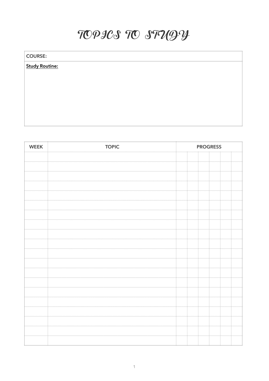 Study Progress Printable.pdf_第1页