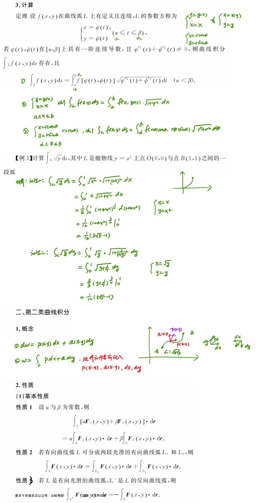 高数基础16 曲线积分（数学一）.pdf_第2页