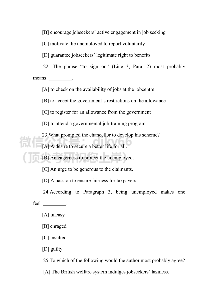 2014英语一阅读真题英语考研资料免费分享(1).pdf_第3页