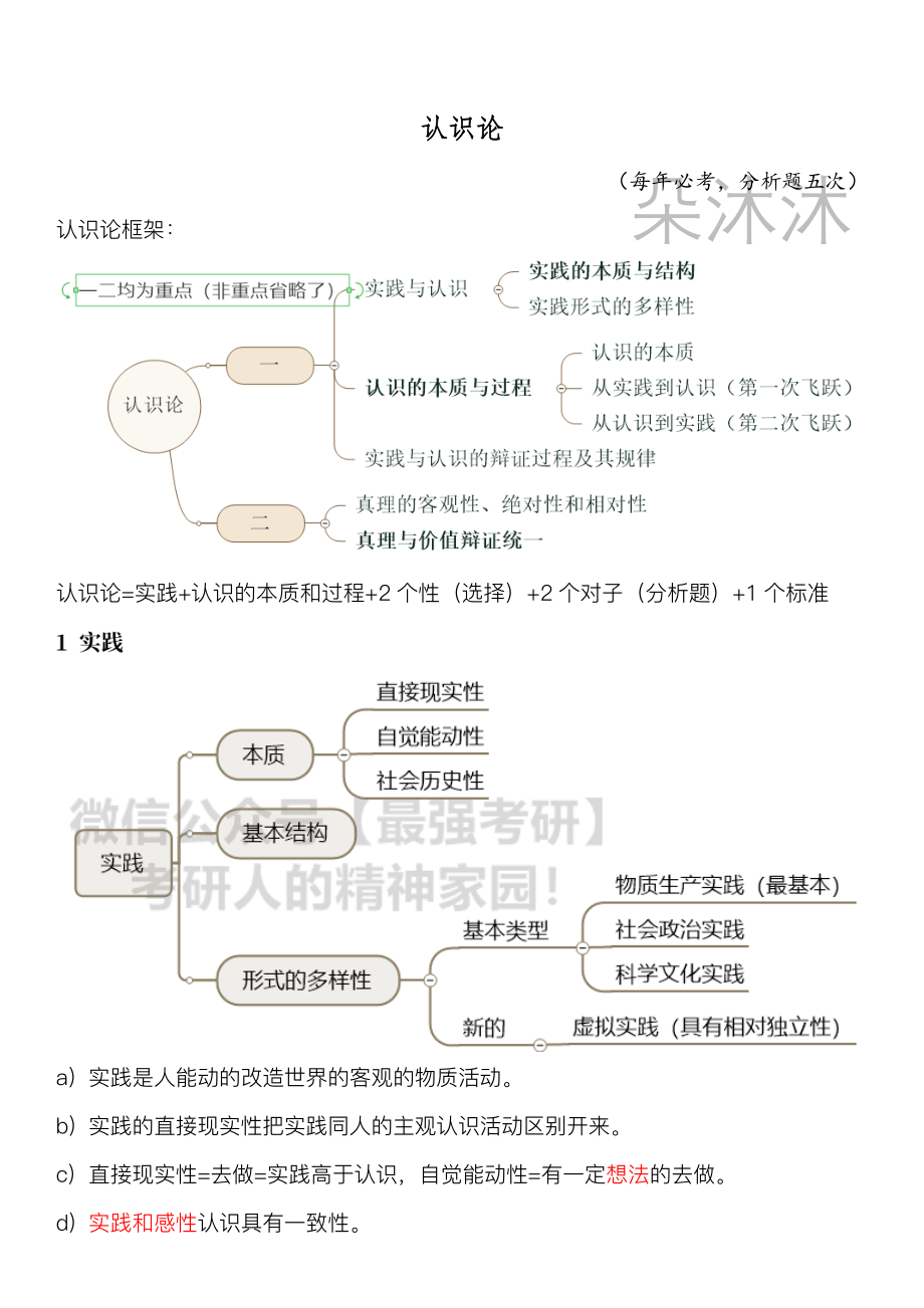 笔记-马原认识论（重点选择、分析）~.pdf_第1页